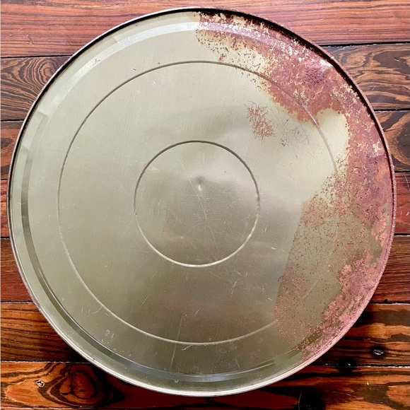 Vtg Large ROSES TIN 🌹 - Picture 3 of 3